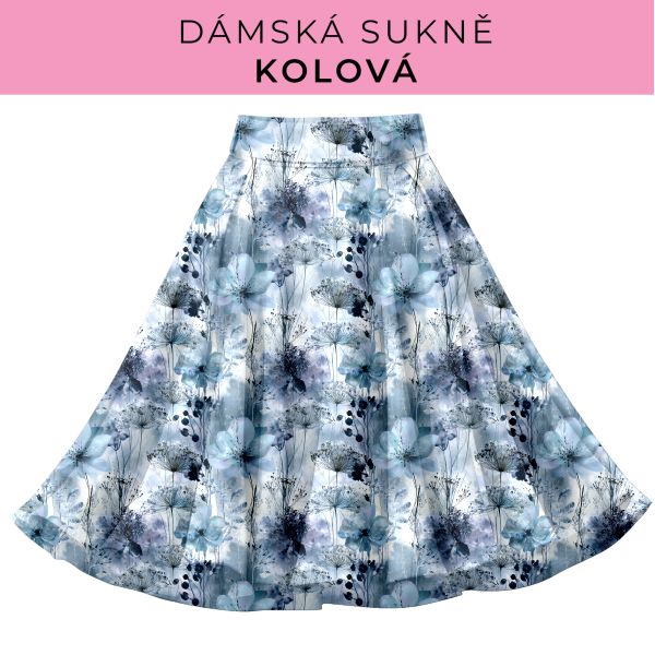 DÁMSKÝ střih - Kolová sukně