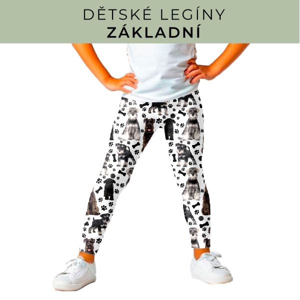 DĚTSKÝ střih - legíny základní