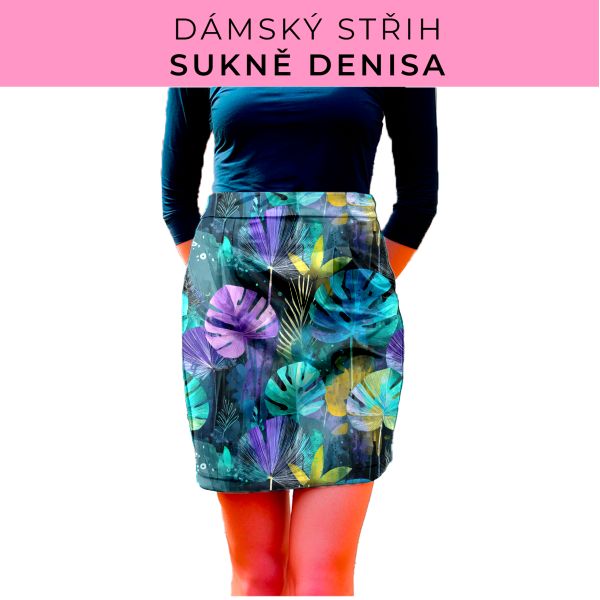 Dámský střih - Dámská sukně Denisa
