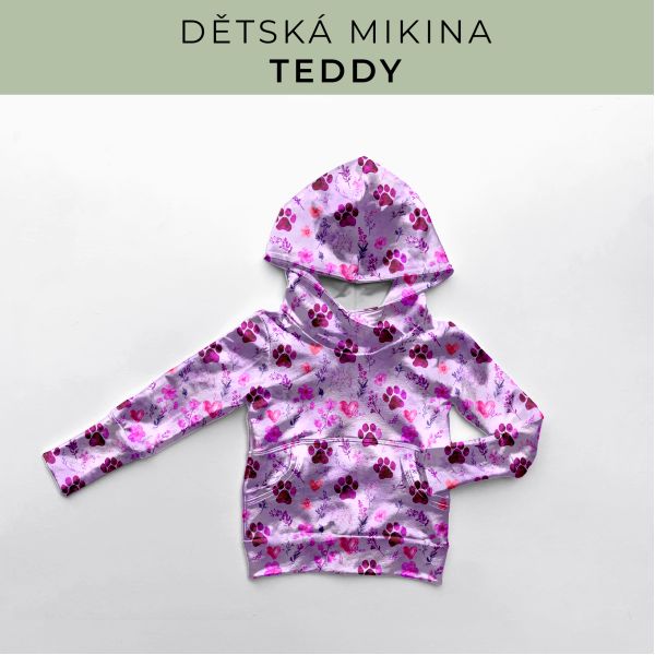 DĚTSKÝ střih - Mikina Teddy