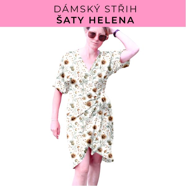 Dámský střih na šaty  Helena