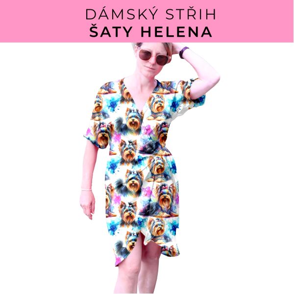 Dámský střih na šaty  Helena