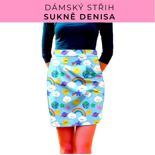 Dámský střih - Dámská sukně Denisa