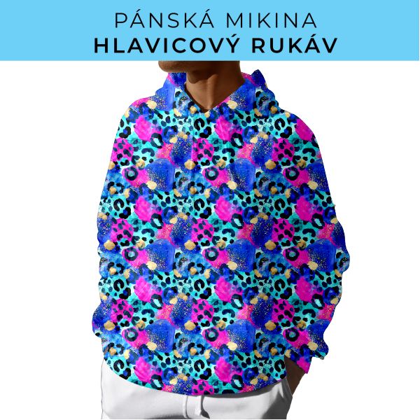 PÁNSKÝ střih - mikina s kapucí