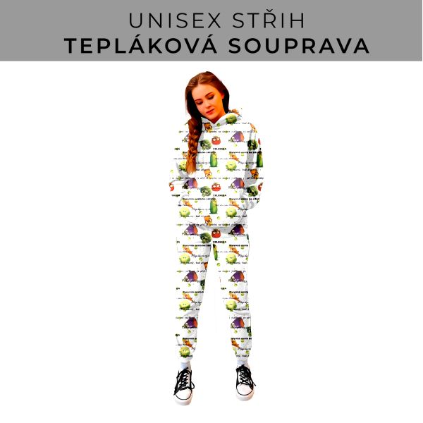 DÁMSKÝ střih - SET mikina a tepláky 