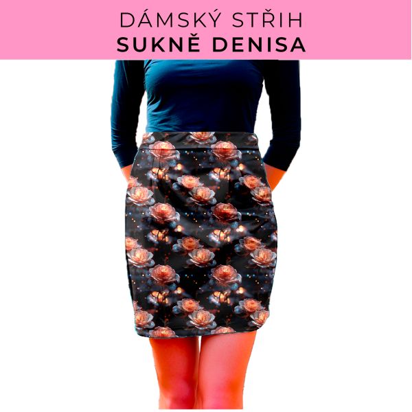 Dámský střih - Dámská sukně Denisa