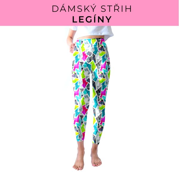 DÁMSKÝ střih - legíny SPORT - SLIM FIT