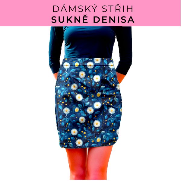Dámský střih - Dámská sukně Denisa