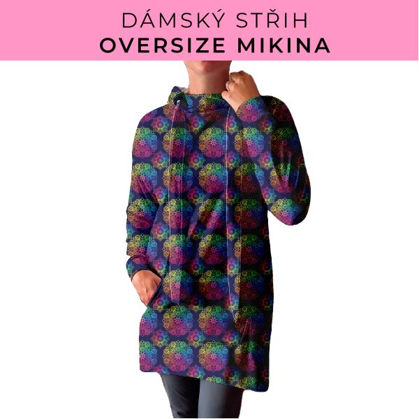 DÁMSKÝ střih - Oversize mikina