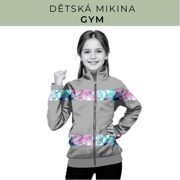 Dětská střih - mikina GYM