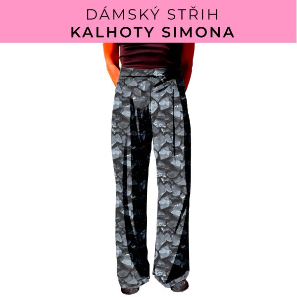 Dámský střih - kalhoty Simona