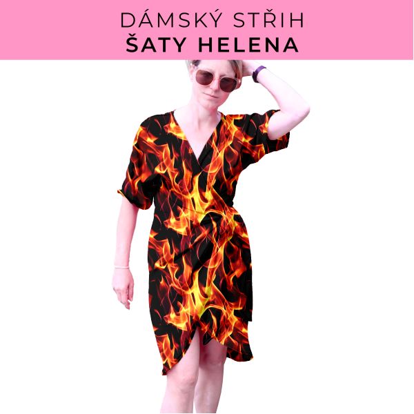 Dámský střih na šaty  Helena