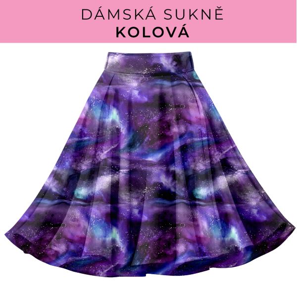 DÁMSKÝ střih - Kolová sukně