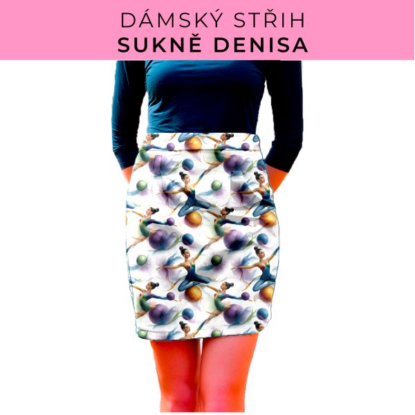 Dámský střih - Dámská sukně Denisa