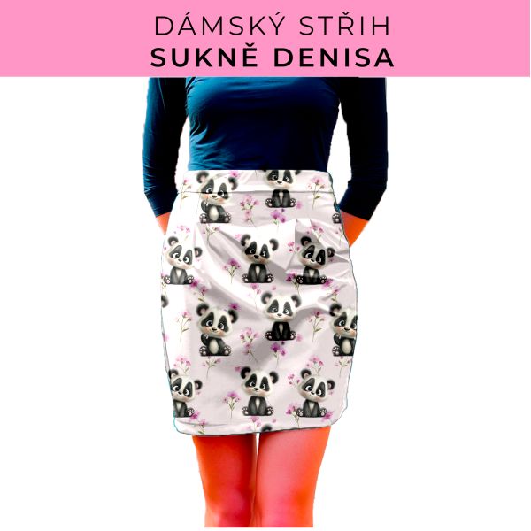 Dámský střih - Dámská sukně Denisa