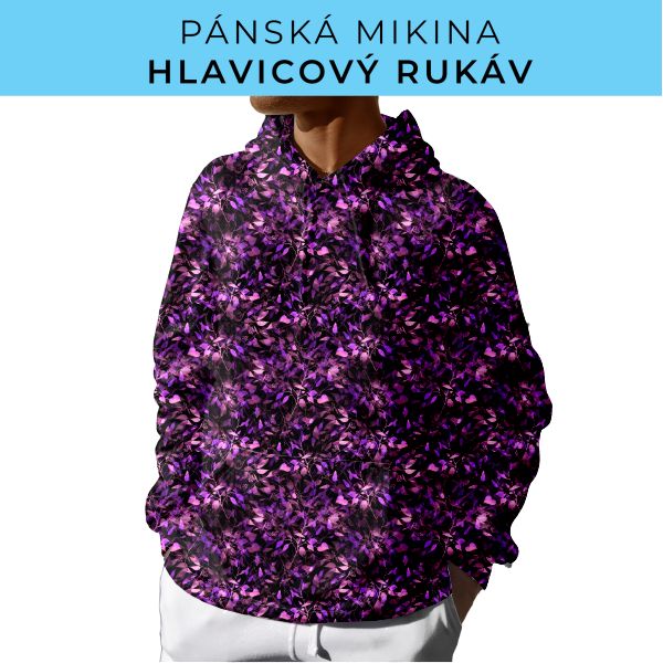 PÁNSKÝ střih - mikina s kapucí