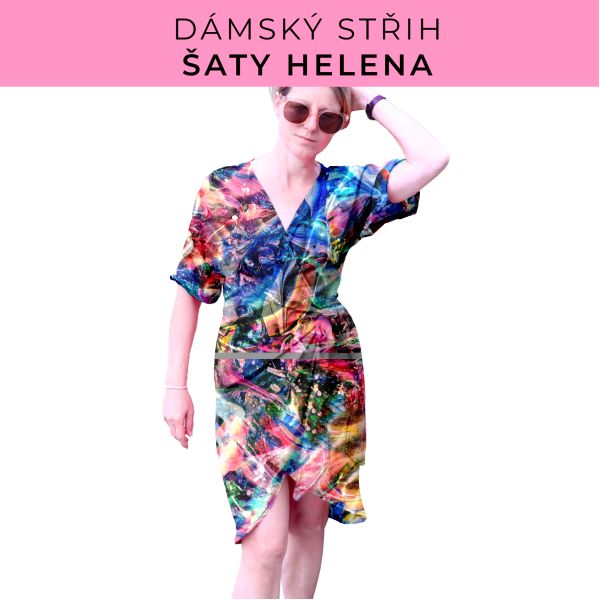 Dámský střih na šaty  Helena