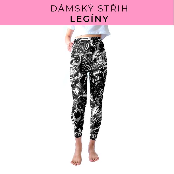 DÁMSKÝ střih - legíny SPORT - SLIM FIT