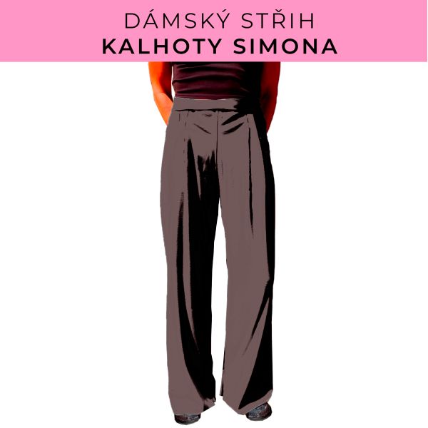 Dámský střih - kalhoty Simona