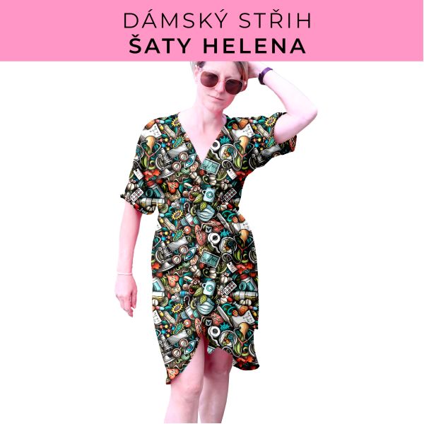 Dámský střih na šaty  Helena