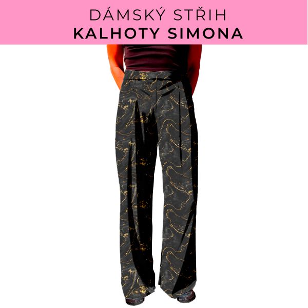 Dámský střih - kalhoty Simona