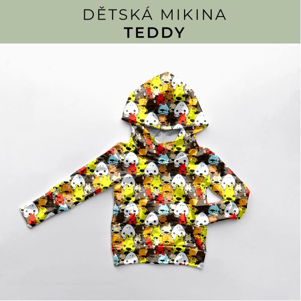 DĚTSKÝ střih - Mikina Teddy