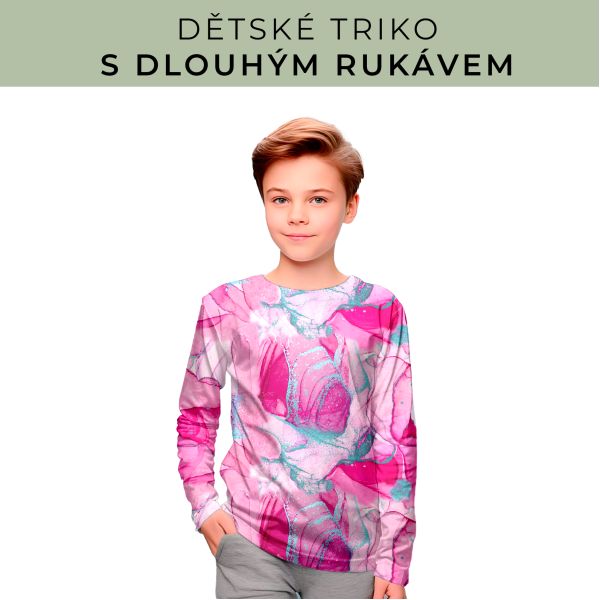 DĚTSKÝ střih - triko dlouhý rukáv