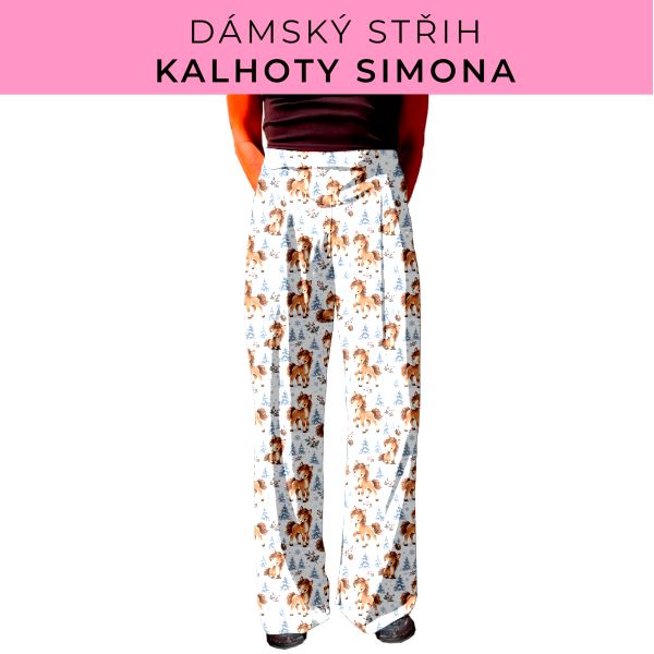 Dámský střih - kalhoty Simona