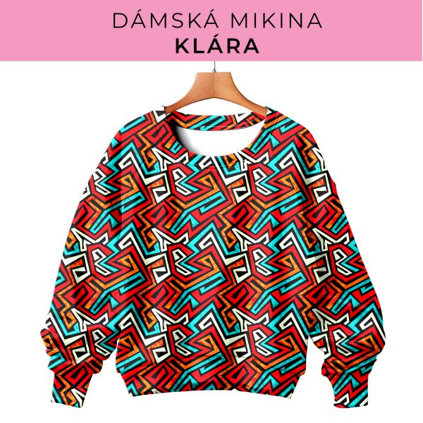 DÁMSKÝ střih - mikina Klára