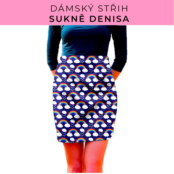 Dámský střih - Dámská sukně Denisa