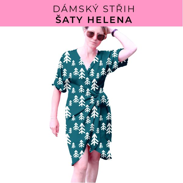 Dámský střih na šaty  Helena