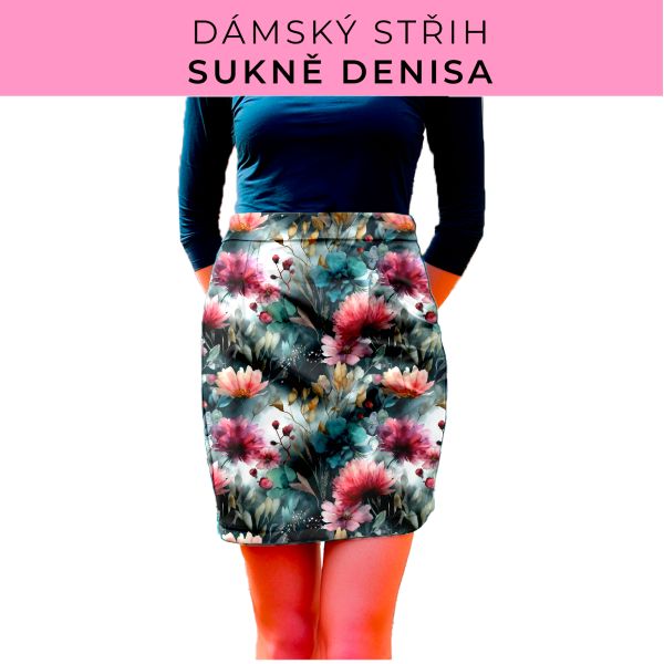 Dámský střih - Dámská sukně Denisa
