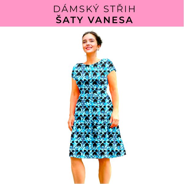 Dámský střih šaty Vanesa