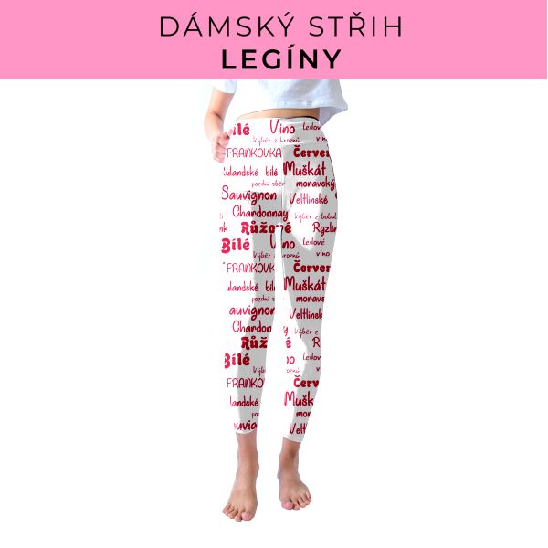 DÁMSKÝ střih - legíny SPORT - SLIM FIT