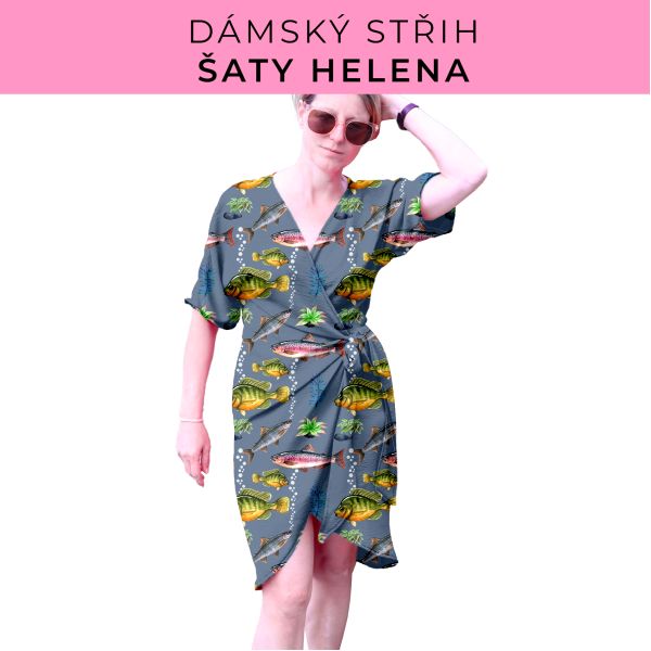Dámský střih na šaty  Helena