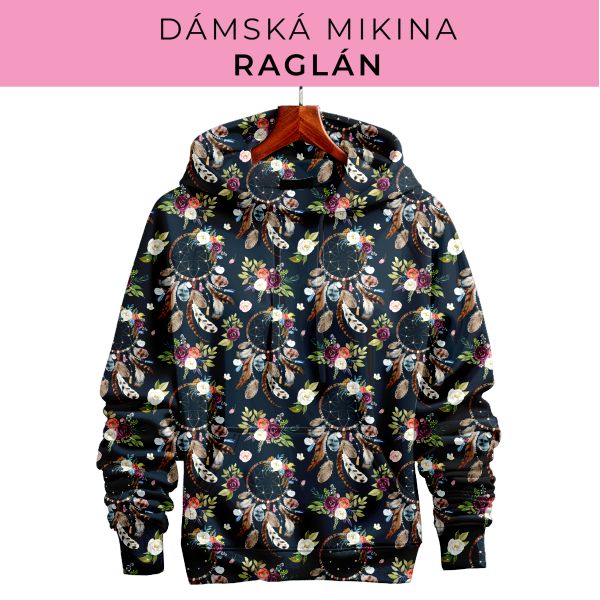 DÁMSKÝ střih - mikina raglán