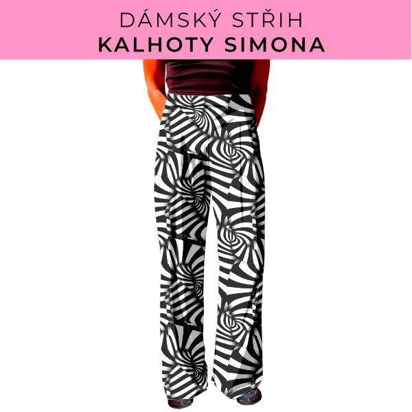 Dámský střih - kalhoty Simona
