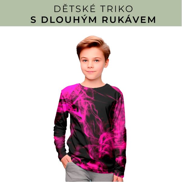DĚTSKÝ střih - triko dlouhý rukáv