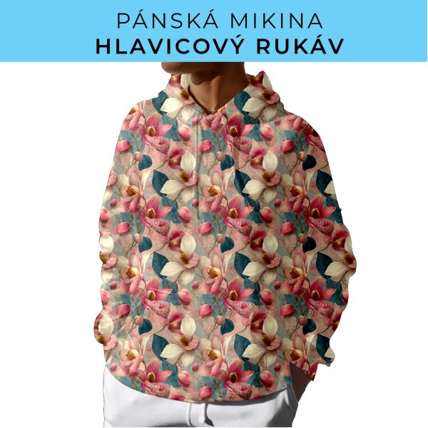 PÁNSKÝ střih - mikina s kapucí