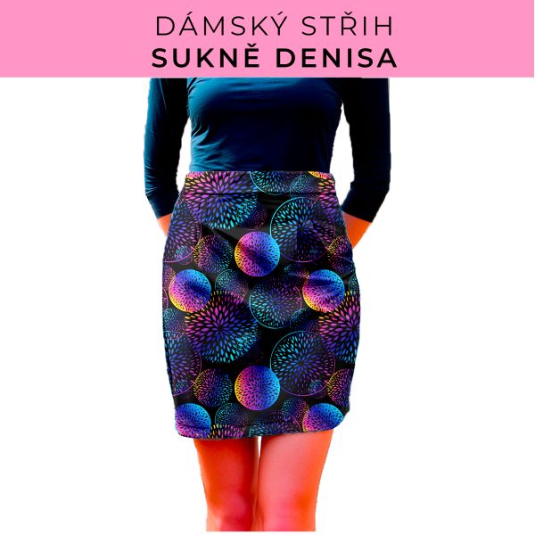 Dámský střih - Dámská sukně Denisa