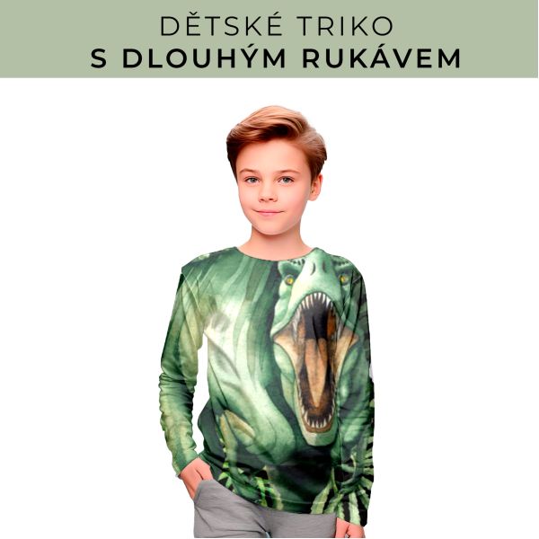 DĚTSKÝ střih - triko dlouhý rukáv