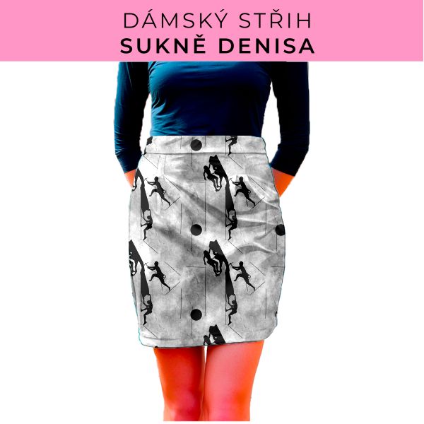 Dámský střih - Dámská sukně Denisa