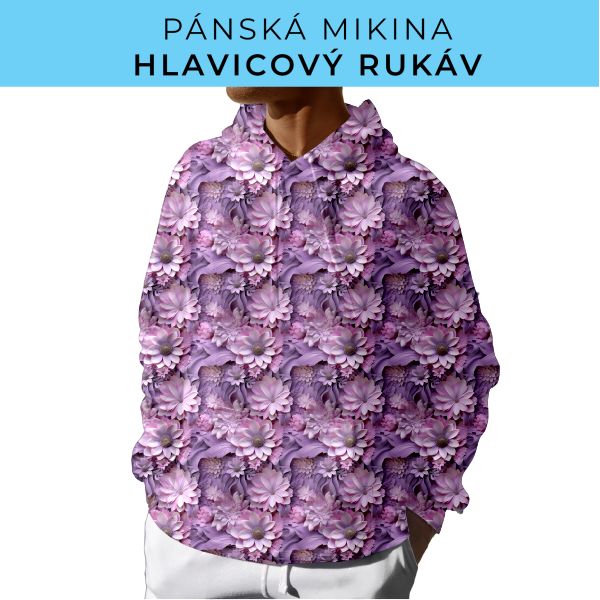 PÁNSKÝ střih - mikina s kapucí