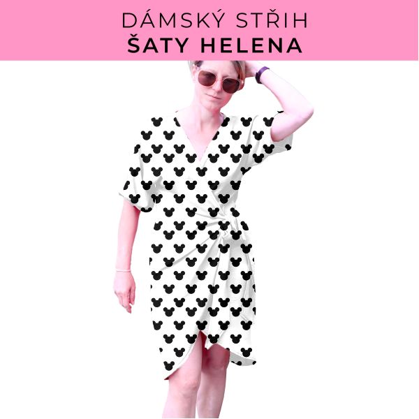 Dámský střih na šaty  Helena