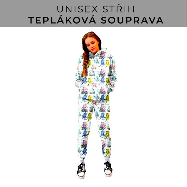 DÁMSKÝ střih - SET mikina a tepláky 