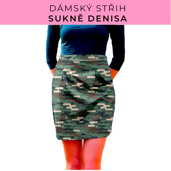 Dámský střih - Dámská sukně Denisa
