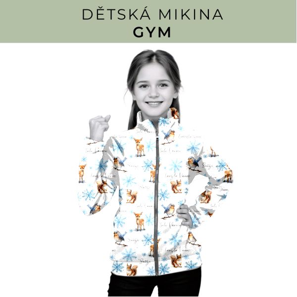 Dětská střih - mikina GYM