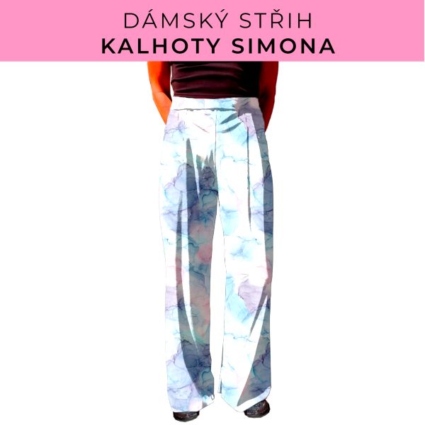 Dámský střih - kalhoty Simona