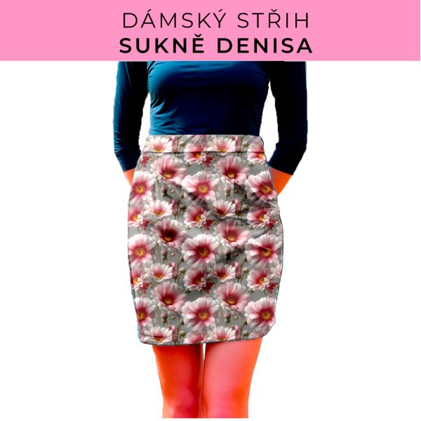 Dámský střih - Dámská sukně Denisa