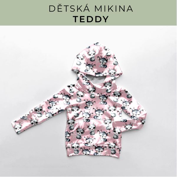 DĚTSKÝ střih - Mikina Teddy